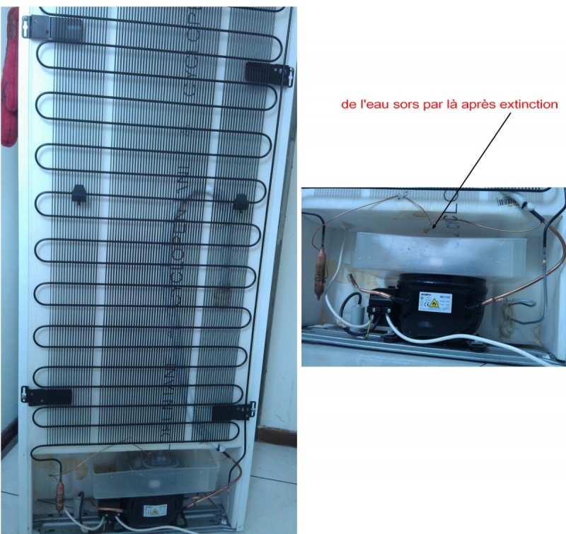 Réfrigérateur réparer un frigo qui fait de froid ventilé) qui ne fait plus du froid